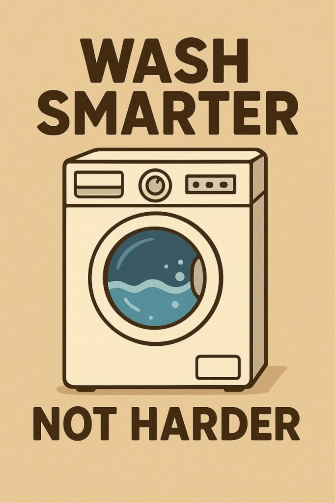 wash smarter not harder