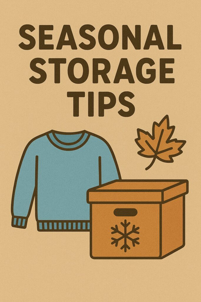 seasonal storage tips